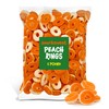 Peach Rings - 1 Pound Bag - Peach Gummy Candy