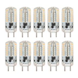 10Pcs G4 LED Bulb Bi Pin Landscape Light Bulb Replacement for RV Courtyard Garden 12V Warm