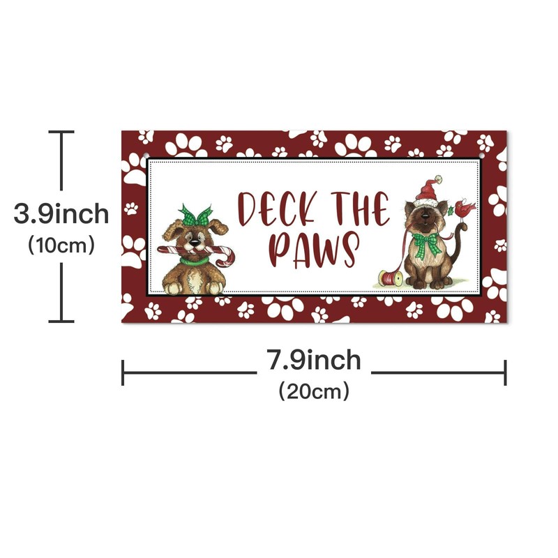Second Ave Funny Deck The Paws Christmas Xmas Dog Owner