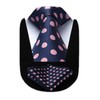 HISDERN Extra Long Polka Dots Tie Handkerchief Men's Necktie &