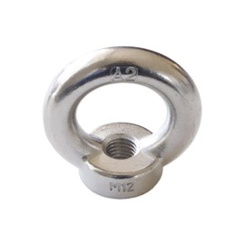 M12 Eye Nuts - IMScrews 304 Stainless Steel Eye Nuts - Resilient Hardware for Home Repairs and Professional Projects Pack of 2