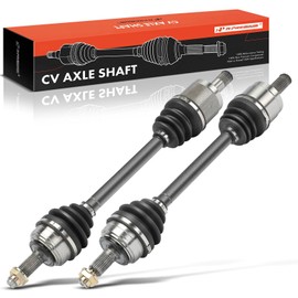 A-Premium Pair (2) Front CV Axle Shaft Assembly - Compatible with Honda Prelude 1988 1989, Driver and Passenger Side