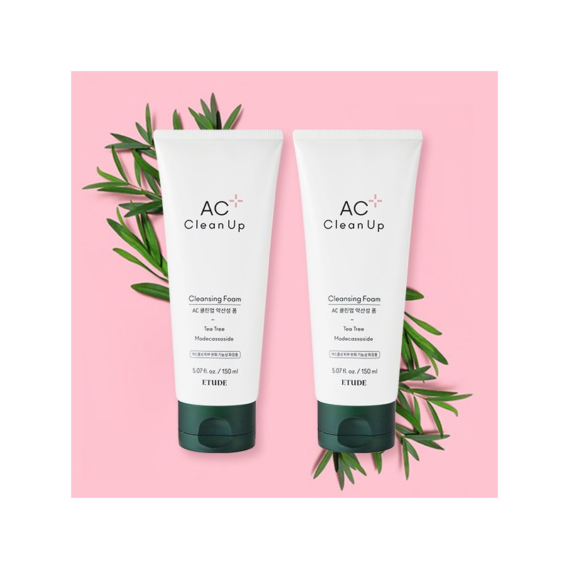Etude AC Clean Up Mildly Acidic Cleansing Foam (2) /