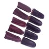 EXCEART Pack of 10 Leather Finger Cots Needle Felt Finger