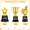 36 Pack Gold Trophy Award Bulk Star Thumbs up Trophy