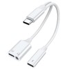 AreMe 3 in 1 USB C Splitter, USB C to