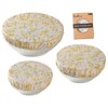 Reusable Bowl Covers for Bread Proofing Baking Embroidered Dandelion Linen