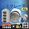 [Supervised by Active Artisans] (4-piece Set) Sweat Tarene Helmet, Inner