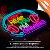 Gaming Neon Sign Can't Hear You I'm Gaming Headset Gamer