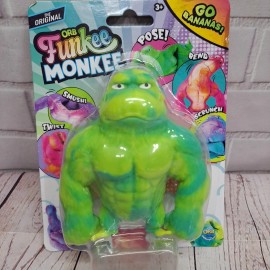ORB Orginal Funkee Monkee Bendable Novelty Toy Figure Ages 3+ New  Green Fade