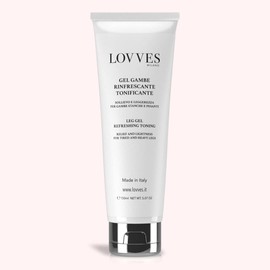 LOVVES Gel for Legs and Feet, High Natural Cosmetics, Refreshing, Toning, Eliminates Swelling, Guaranteed Relief and Lightness for Tired and Heavy Legs, Dermopurifying, 150 ml