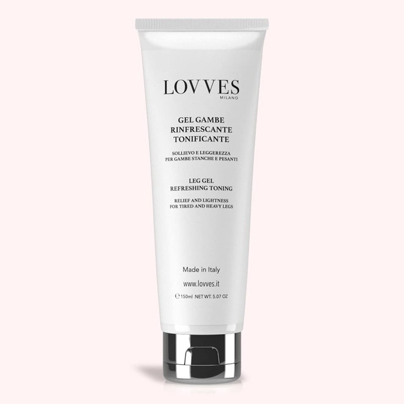 LOVVES Gel for Legs and Feet, High Natural Cosmetics, Refreshing,