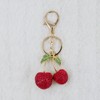 ZCCHSYQI Cherry Keychain Bag Purse Charms Sparkling Crystal Accessories Cute