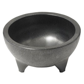 Winco Molcajete Salsa Bowl, 56-Ounce,Black