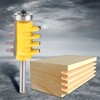 1/4" Shank Router Bit Finger Joint Tenon Woodworking Milling Cutter