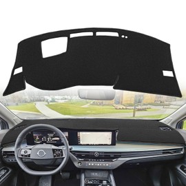 Dash Cover Mat Custom Fit for Nissan Murano with Sensor and Head Up Display,Dashboard Pad Cap Carpet Protector K398 (Black)