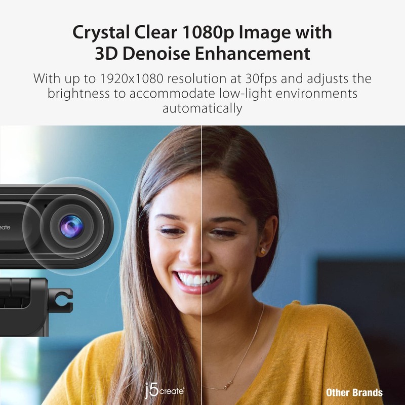 j5create 1080P Dual Mode Webcam & Document Camera with Automatic