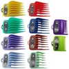 10 Pack Color-Code Clipper Guards Cutting Guides with Metal Clip
