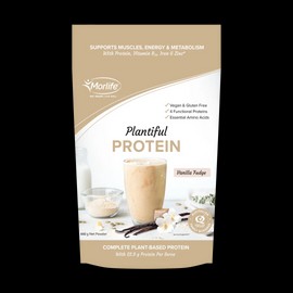 Morlife Plantiful Protein Vanilla Fudge 440g