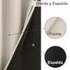 Cortinas Blackout, 2 Paneles Cortinas con Aislamiento Térmico para Estar/Recámara
