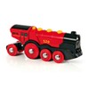 BRIO World 33592 Mighty Red Action Locomotive | Battery Operated
