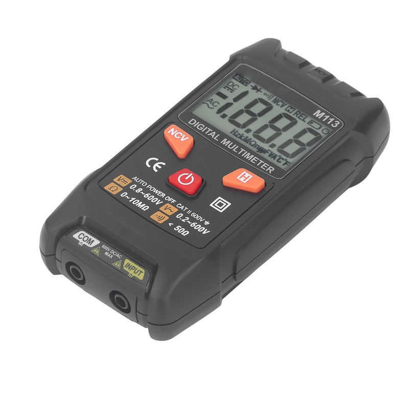 Multimeter Digital Auto Ranging Kit AC Voltmeter Ammeter Ohmmeter High