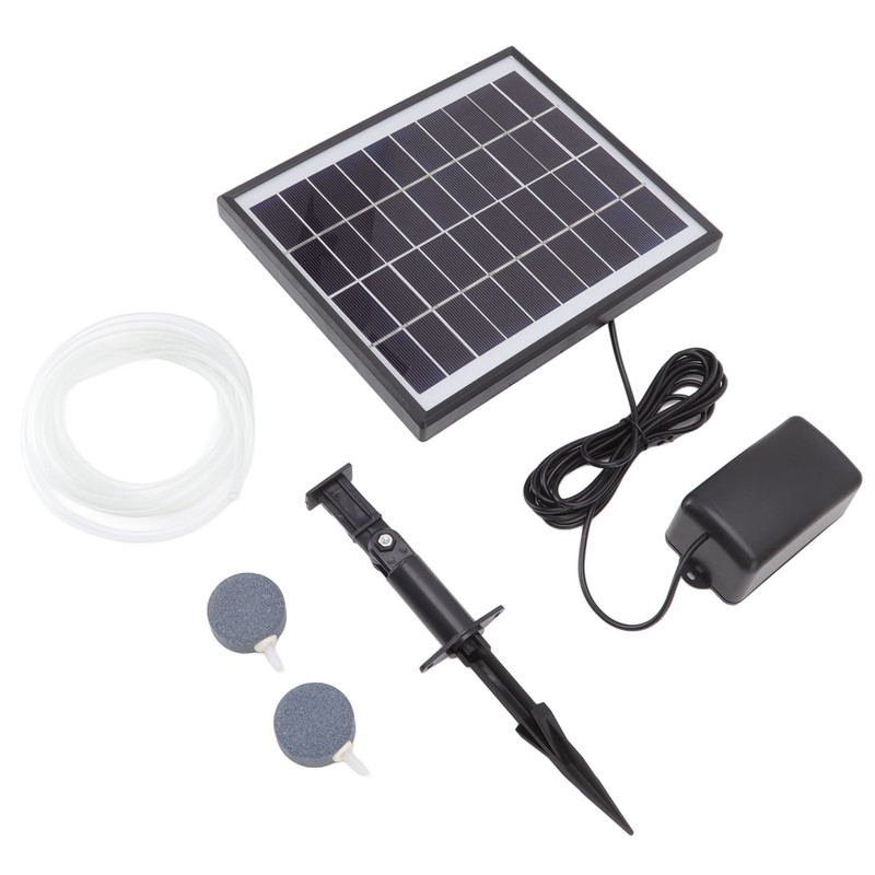 Solar Oxygen Pump 10V 6W Shockproof Small Lightweight Solar Water