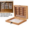 Miniature Wooden Bookshelf Anxiety Relief Multi Books Display Case Cabinet