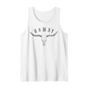 Howdy Bull Skull Tank Top