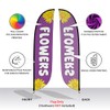 LookOurWay Feather Flag Banner - 12 Feet Tall Advertising Sign