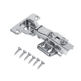 Acero inoxidable Bisagras para puerta de clóset ropero clóset hidráulico, Moderno, Plateado, 1
