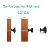 ZONBANG 12PCS Cabinet Dresser Drawer Knobs, Black Kitchen Cabinet Knobs,