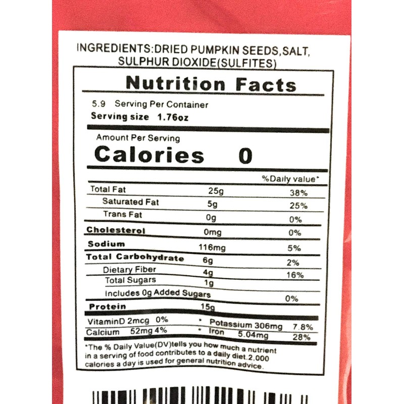 Golden Crop Dried Pumpkin Seeds 10.5 Oz(2 Pack)