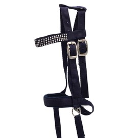 PFIFF Lotty 103126 Snaffle Bridle for Play and Wooden Horses, Play Bridle for Play Horse, One Size, Blue