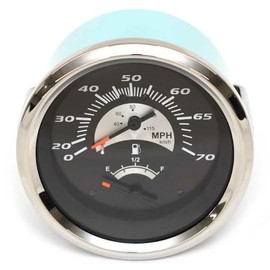 Teleflex Boat Multi-Function Gauge 781791PDFB | Sterling 3 3/8 Inch
