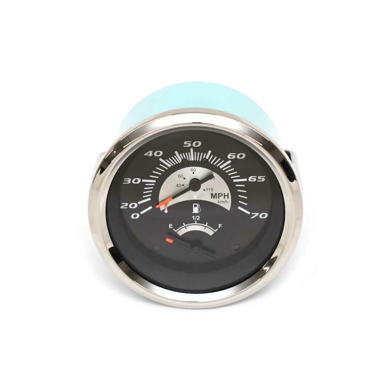 Teleflex Boat Multi-Function Gauge 781791PDFB | Sterling 3 3/8 Inch