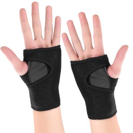 1 Pair of Black Wrist Guards, Sports Protective Gear, Adjustable Wrist Guards, Wrist Fixed Wrist Guards, Wrist Protection Equipment