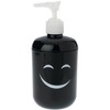 Spirella Smiling Liquid soap Dispenser Black, 7 x 7 x