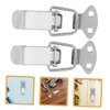 NOLITOY 10pcs Stainless Steel Toggle Latch Clamp Versatile Buckle for