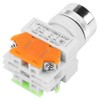 Momentary Push Button Switch, Akozon Reset Flat Head Push Button