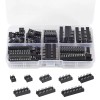 DWEII 66피스 2.54mm 피치 DIP IC 소켓 어댑터 모음 키트