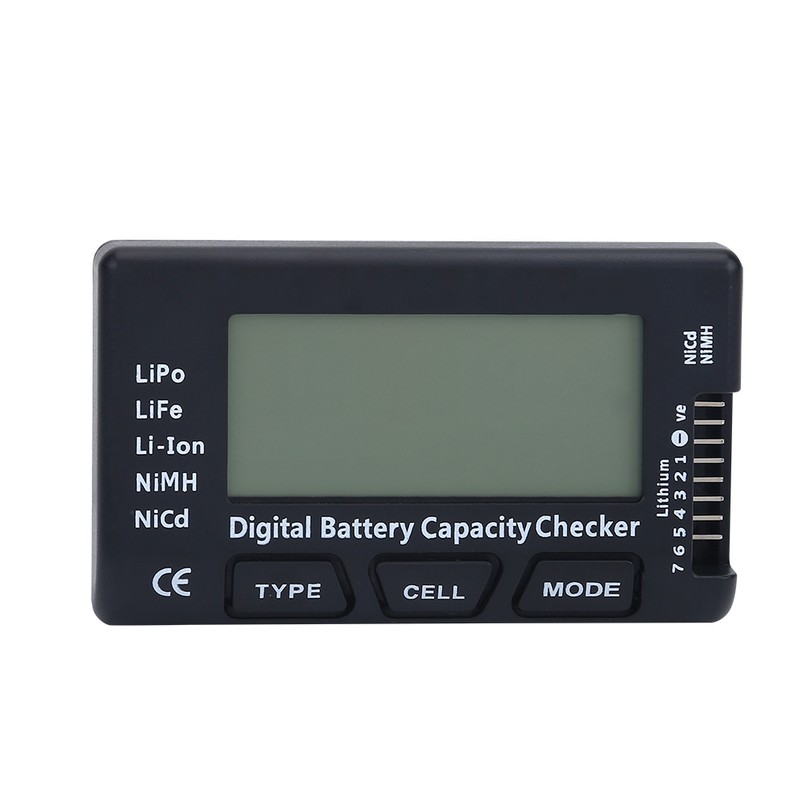 Digital Battery Capacity Checker Voltage Tester Detector for LiPo Li