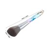 Healeved Elegant Crystal Makeup Brushes Flat Top Foundation Brush for