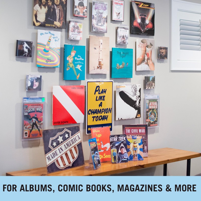 CollectorMount Album Mount 5 Pack Wall Mount Album Frame Brackets