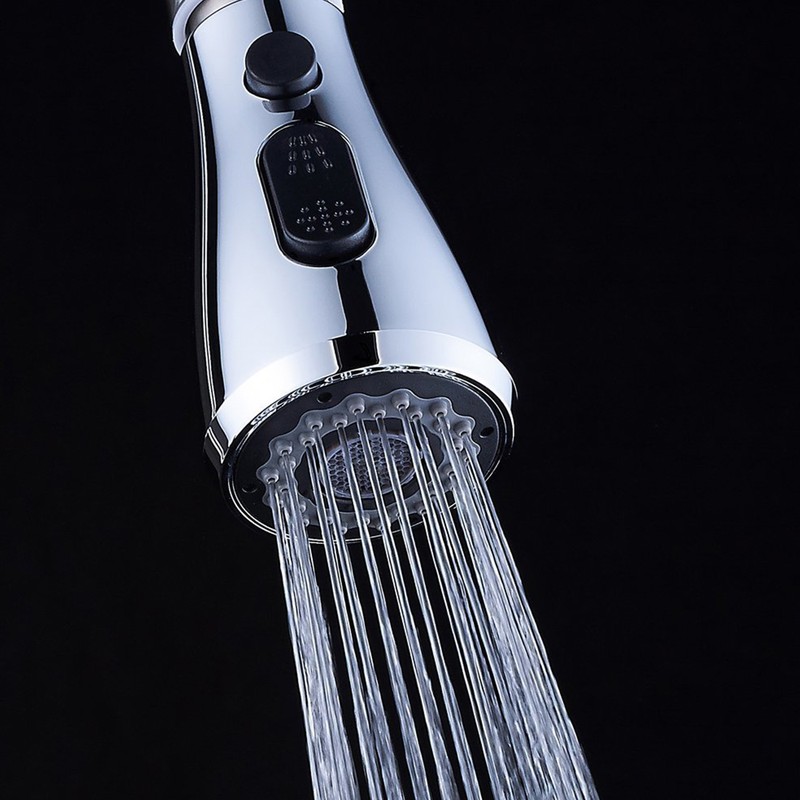 Faucet Spayer Head Sink 3 Functions Spray Head G1/2 Pull