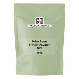 Faba Bean Protein Powder 90% – 250g by Manor Springs, Vegan, Natural, Unflavoured
