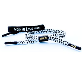 Truthful Lips WWJD Bracelets Shoelace 2 pack - REVERSIBLE and Adjustable
