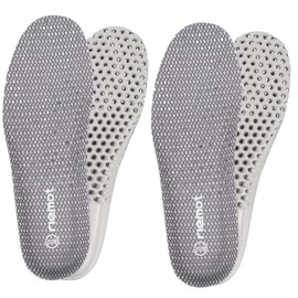riemot 2 pares de plantillas para hombre Plantillas deportivas transpirables en forma de panal Plantilla amortiguadora para correr Plantilla de recambio para zapatillas de agua Gris EU 42 /US 9
