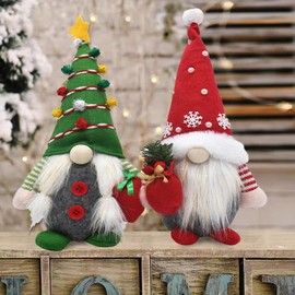 HNLMZ Christmas Gnome, 2 Pieces Christmas Decoration Gnome Santa Claus, Christmas Decoration Plush Gnome for Christmas Table Decoration (31 cm x 16 cm)