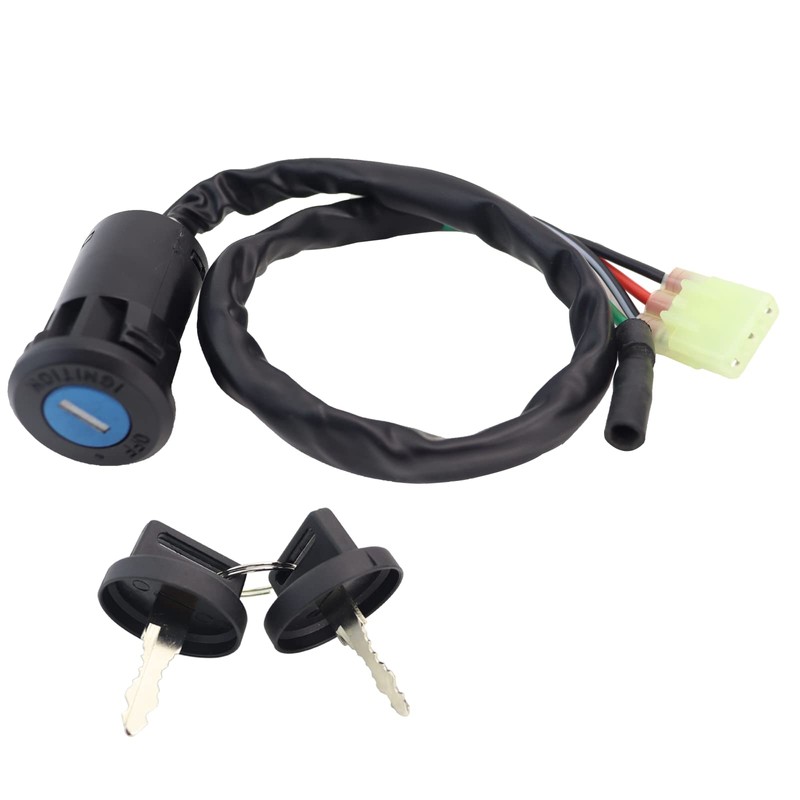 STABSOLI Starter Motor & Solenoid Relay & Ignition Switch for